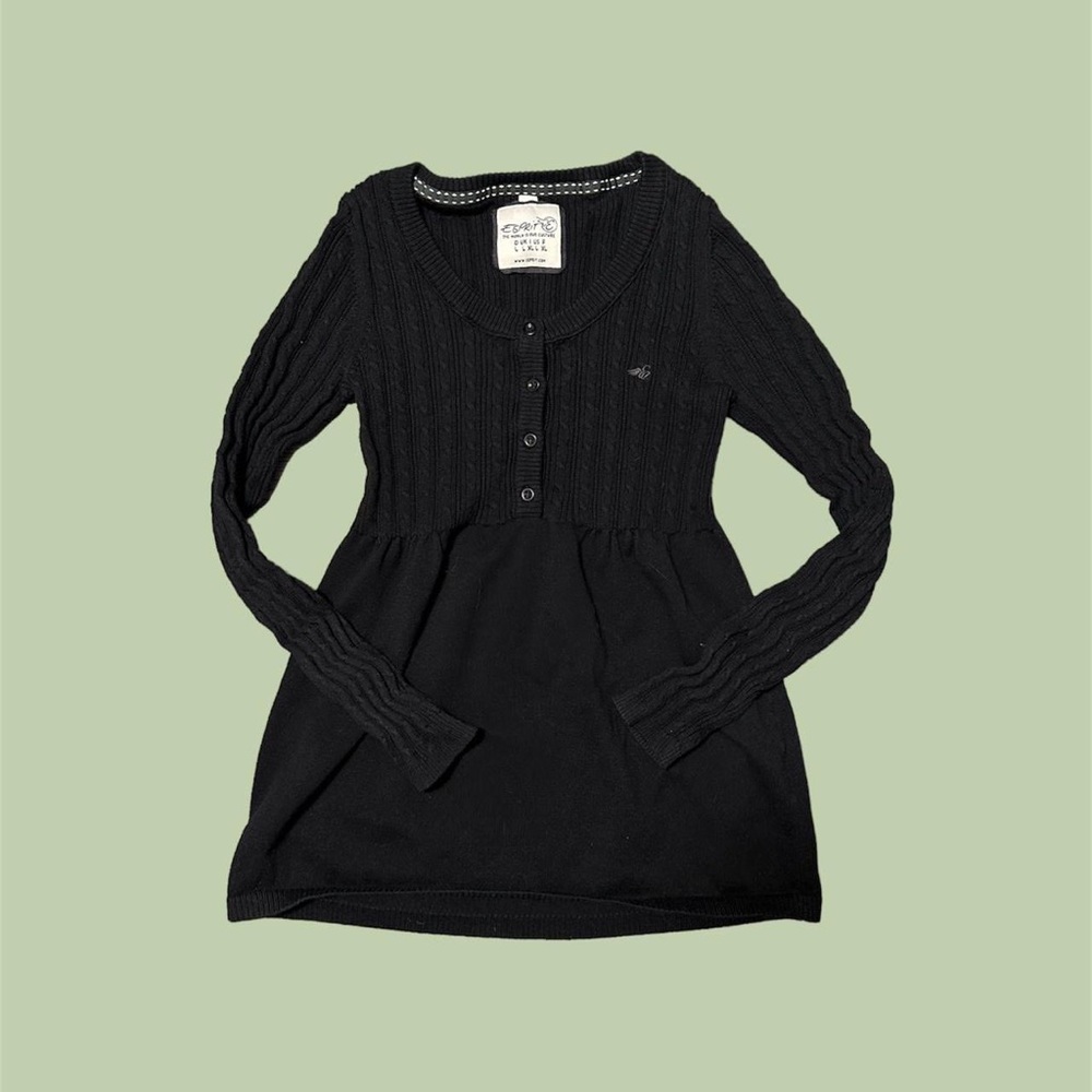 🌥️Esprit babydoll ribbed top